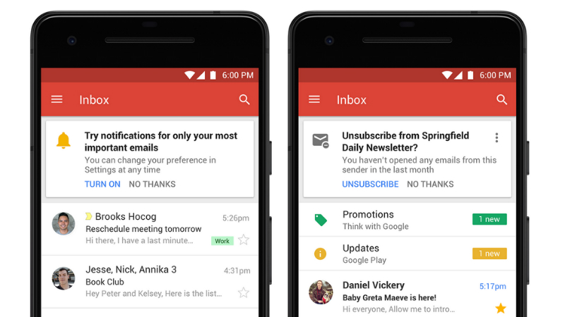 gmail new features